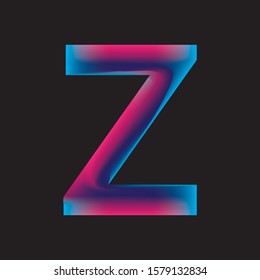 
Z Illustration alphabet letter logo icon for company and business design. Suitable as a logotype.