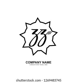 Z Z Initial Handwriting Logo Template Vector 