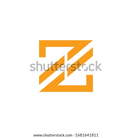 Z initial letter logo template vector icon design