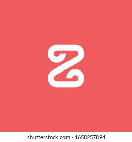 Z initial logo with circled tip accent