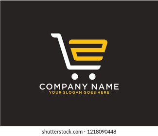 Z Initial logo concept with shopping cart template vector