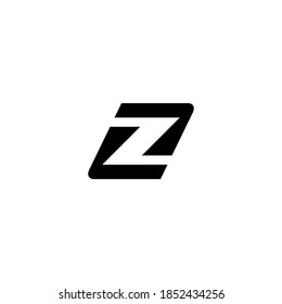 z initial logo design vector graphic idea creative