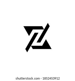 z initial logo design vector graphic idea creative