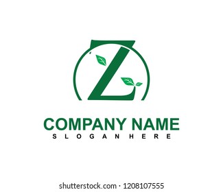 Z Initial logo template vector