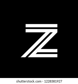 z initial logo vector design