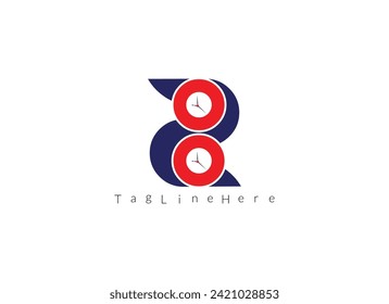 Z latter Clock logo. This logo can be used for watchmakers design