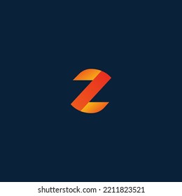 Vector de plantilla de logotipo Z Último Símbolo de monograma abstracto