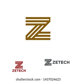 Z letter design concept for business or company name initial