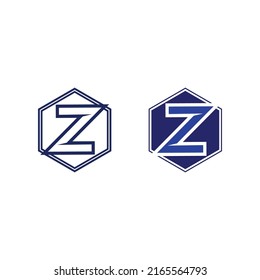 Z letter and font Z logo design vector identity illustration