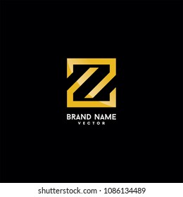 Letter Logo Gold Suitable Business Logos Stock Vector (Royalty Free ...