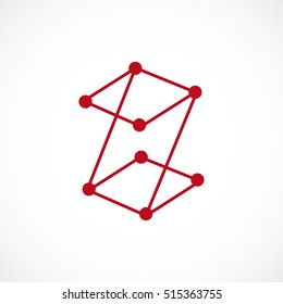 Z letter icon, vector best flat icon, EPS
