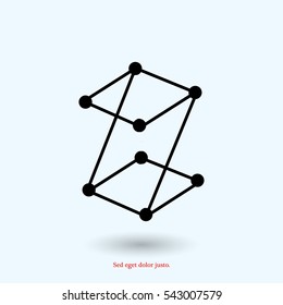 Z letter icon, vector best flat icon, EPS