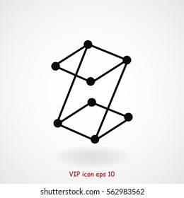 Z letter icon, vector best flat icon, EPS