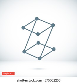 Z letter icon, vector best flat icon, EPS