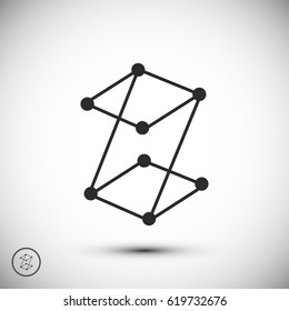 Z letter icon, vector best flat icon, EPS
