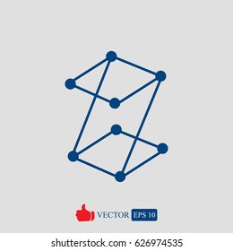 Z letter icon, vector best flat icon, EPS