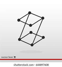 Z letter icon, vector best flat icon, EPS