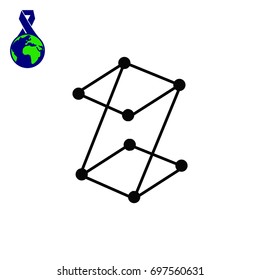Z letter icon, vector best flat icon, EPS