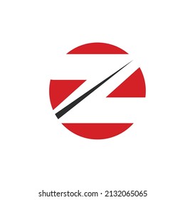 z letter icon vector concept design web