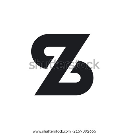 Z letter Infinity  icon vector illustration concept  design template 
