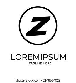 Z Letter initial Logo Design monogram