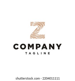 Z Letter initial Wood Capenter industry logo inspiration. 
wood log, timber plank wood, woodwork handyman, 
wood house builder. simple minimalist icon Vector illustration.