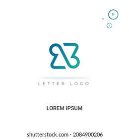 Z letter line logo template simple and minimal