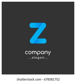 z Letter Logo, alphabet logo design.