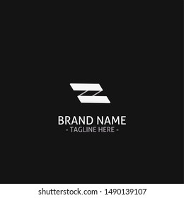 z letter logo bussines minimalist white color