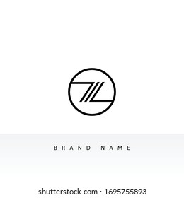 Concepto de logotipo de letra Z. Plantilla de diseño de emblema monocromo monocromo creativo. Símbolo gráfico de alfabeto para identidad empresarial. Elemento de vector creativo