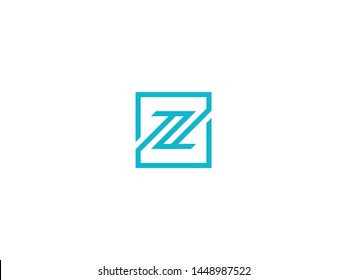 Z Letter Logo concept Linear style. Creative Minimal Monochrome Monogram emblem design template. Graphic Alphabet Symbol for Luxury Fashion Corporate Business Identity. Elegant Vector element