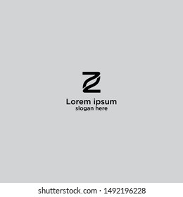 Z Letter Logo Concept. Minimal Creative Monochrome symbol design template. Graphic Alphabet Symbol for Company Business Identity. Creative vector elements, creative lines z.