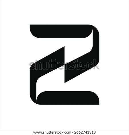 Z letter logo concept template vector