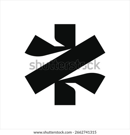 Z letter logo concept template vector