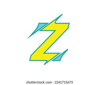 Plantilla de vector de diseño creativo del logotipo de letra Z