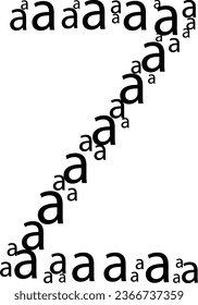 z letter logo design element
