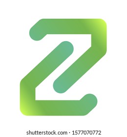 z letter logo design gradient