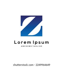 Z letter logo design icon