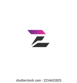Z letter logo design template elements. Modern abstract digital alphabet letter logo. Vector illustration.