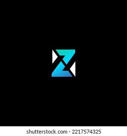 Z letter logo design template elements. Modern abstract digital alphabet letter logo. Vector illustration.