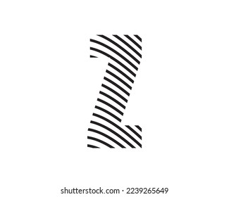 Elementos de plantilla de diseño de logotipo de carta Z