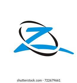 Z letter  logo design template vector