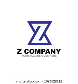 Z letter logo design vector icon