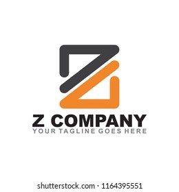 Z letter logo design vector template