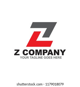 Z letter logo design vector template