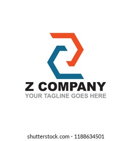 Z letter logo design vector template