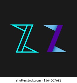Z letter logo design vector template