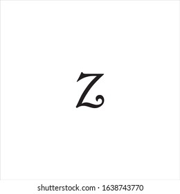 z letter logo design with vector