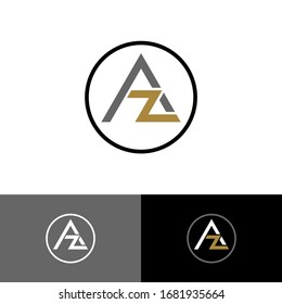 A Z letter logo  design vector