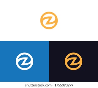 Z letter logo design vector